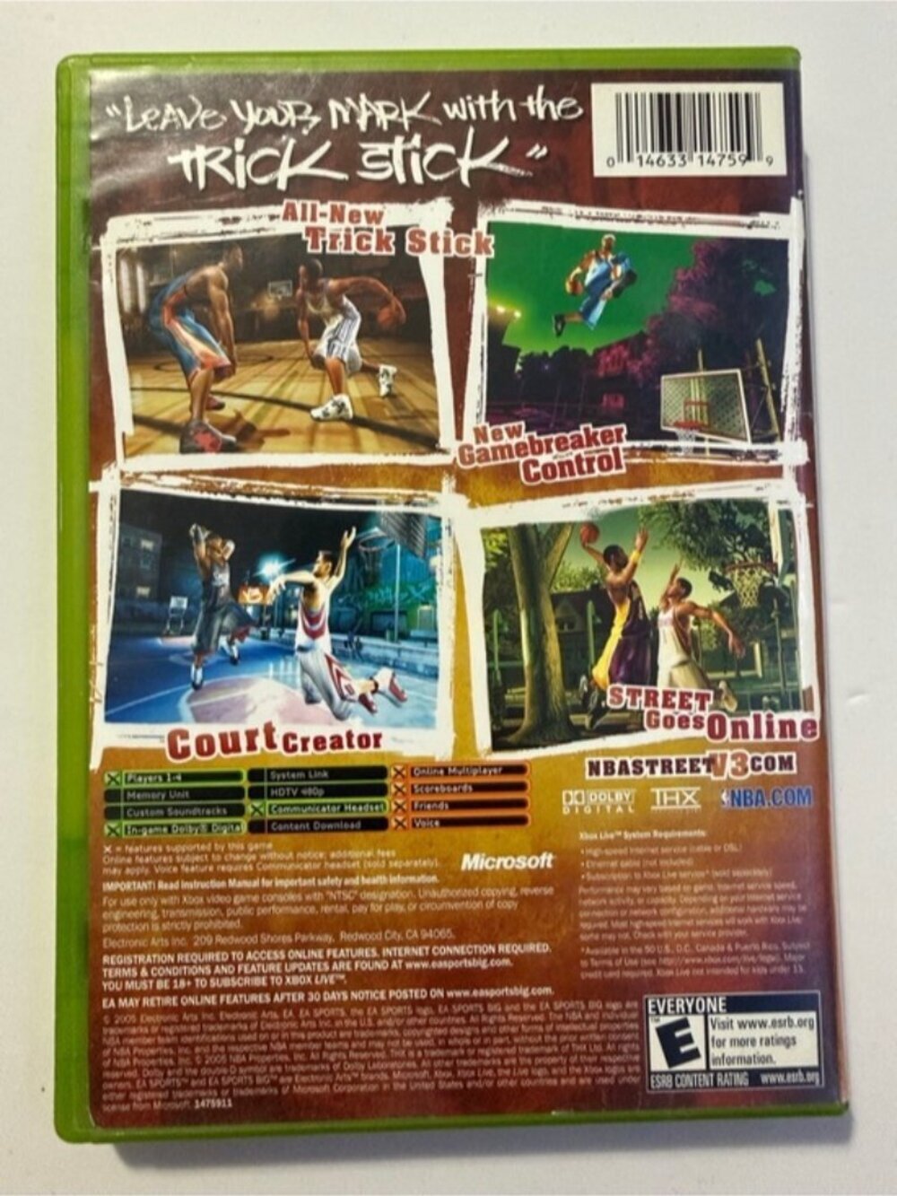 NBA Street V3 Xbox Original Game Complete w/ Case - Picture 3 of 6